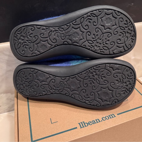 LL BEAN Women's Daybreak Scuffs, Motif - Size 9 - LIKE NEW - Picture 5 of 10